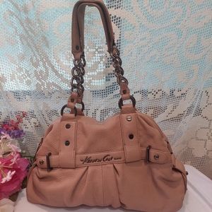 Kenneth Cole Fawn Leather Chain of Command Hobo Bag